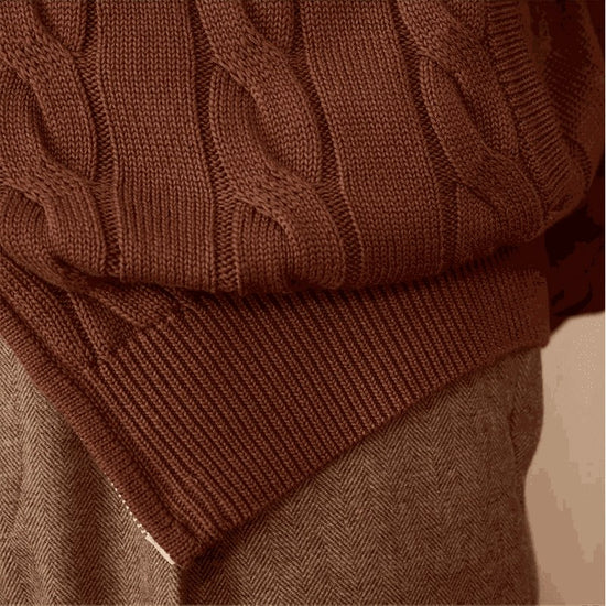 Knit cardigan double zipper
