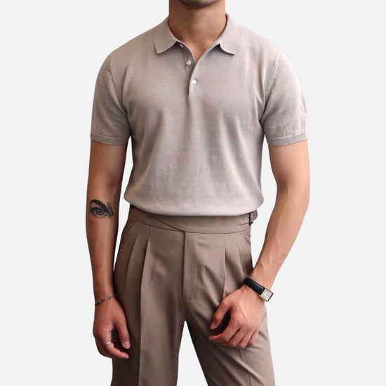 Knitted Cotton T-Shirt