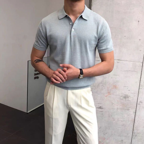 Knitted Cotton T-Shirt
