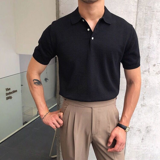 Knitted Cotton T-Shirt