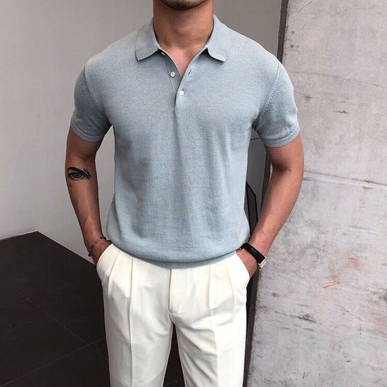 Knitted Cotton T-Shirt