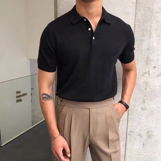 Knitted Cotton T-Shirt
