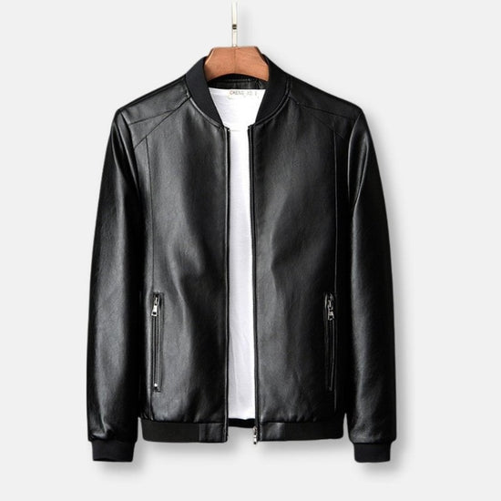 Leather Baseball Jacket