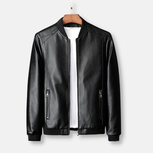 Leather Baseball Jacket
