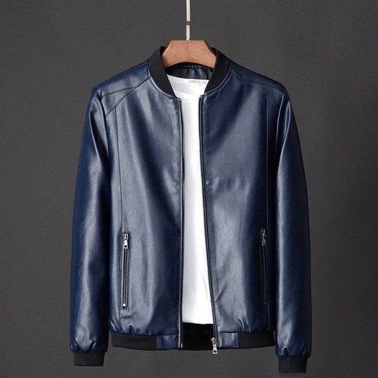 Leather Baseball Jacket