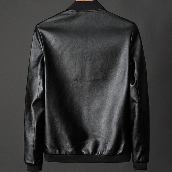 Leather Baseball Jacket