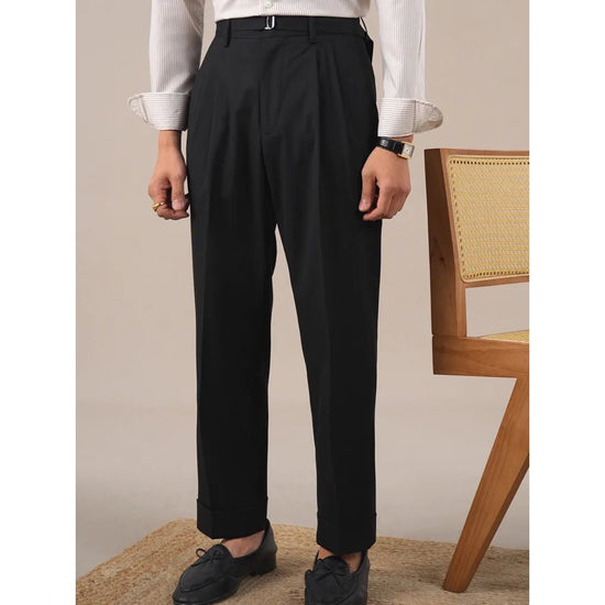 Leo business trousers with full leg