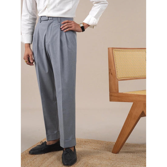 Leo business trousers with full leg