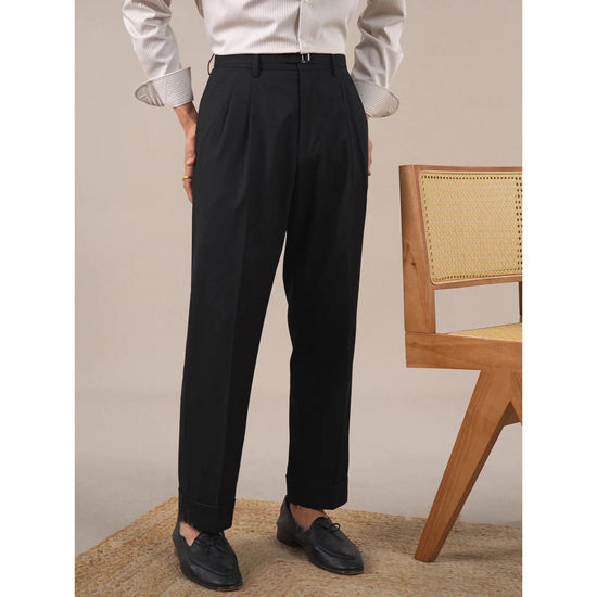 Leo business trousers with full leg
