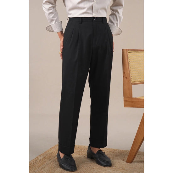 Leo business trousers with full leg