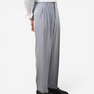Leo double pleated business trousers straight fit