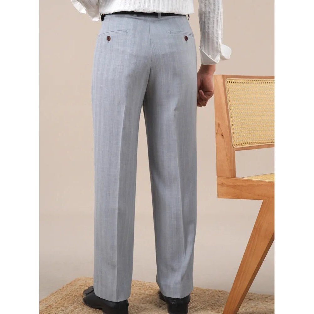 Leo double pleated business trousers straight fit