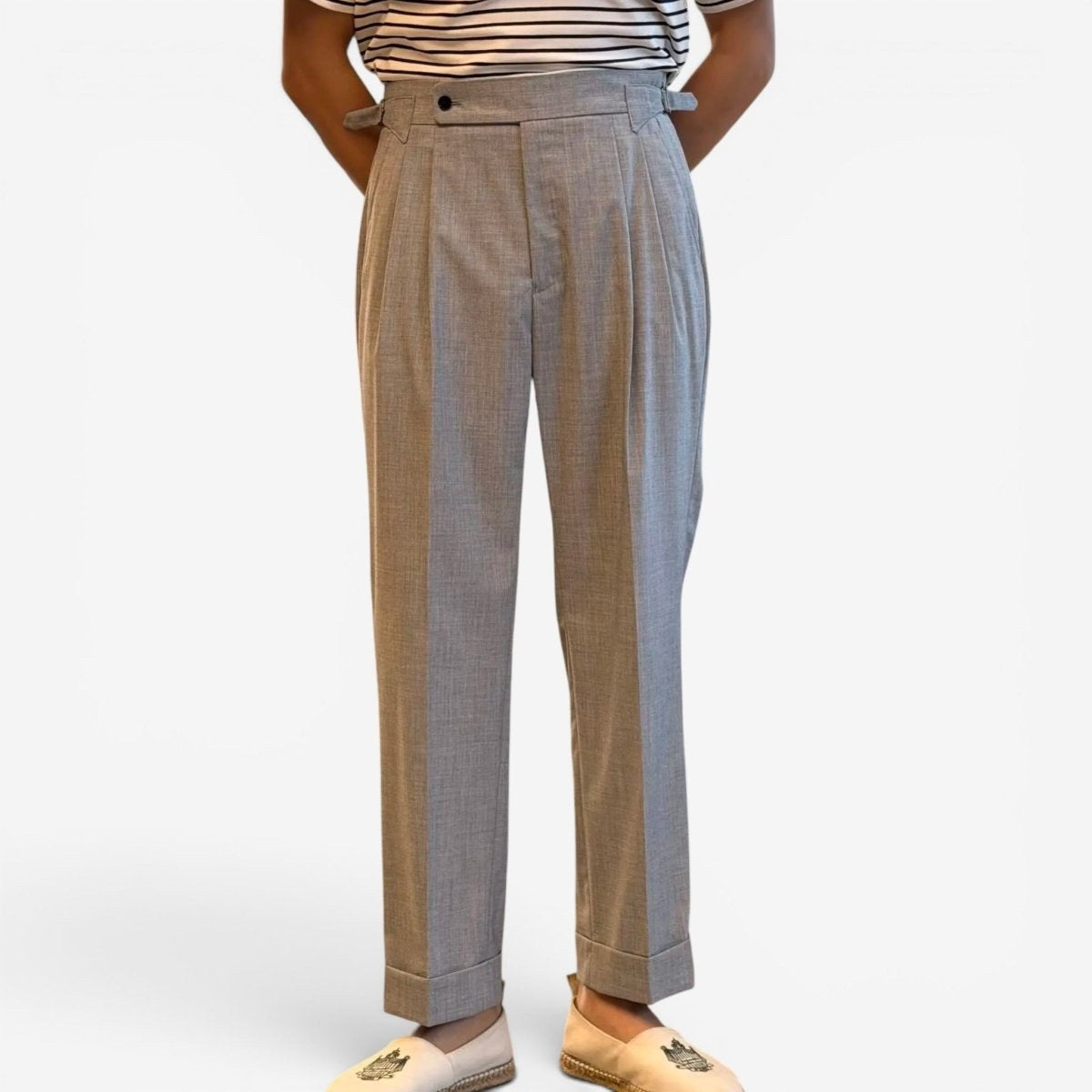 Leo elegant business gray trousers