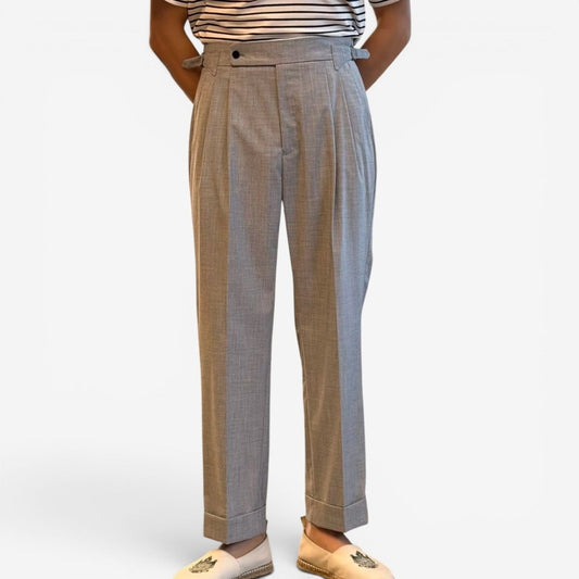 Leo elegant business gray trousers