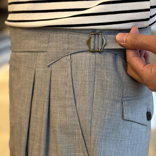 Leo elegant business gray trousers