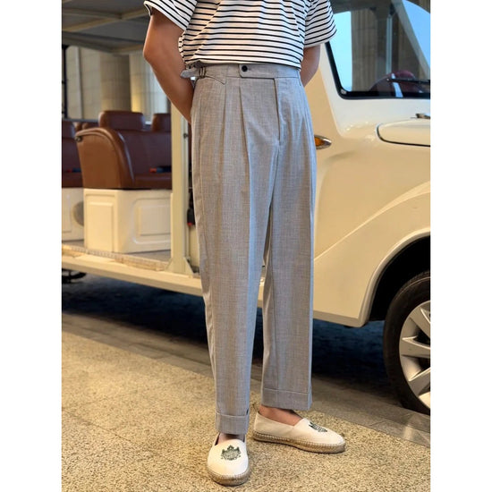 Leo elegant business gray trousers