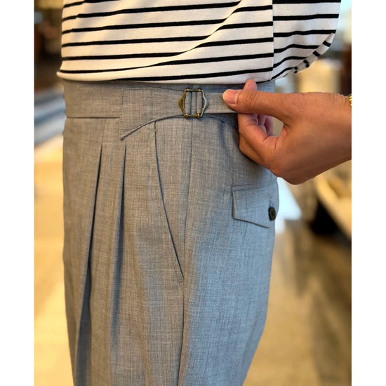 Leo elegant business gray trousers