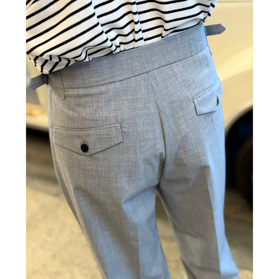 Leo elegant business gray trousers