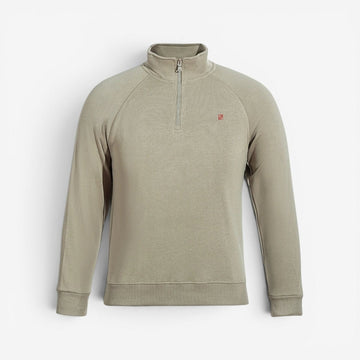 Leo half-zipper sweater design