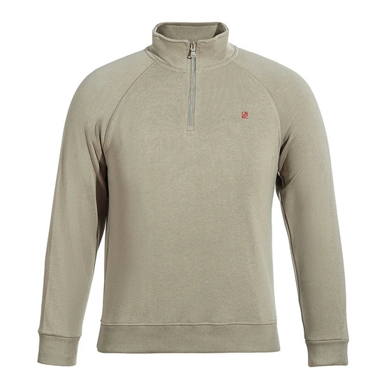 Leo half-zipper sweater design
