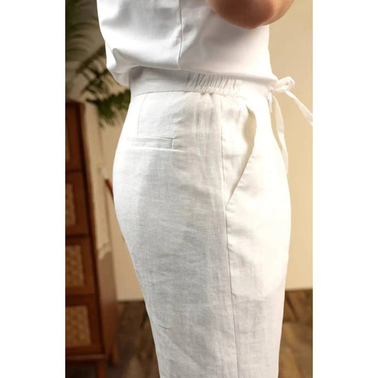 Leo italian-style linen pants for elegant dress