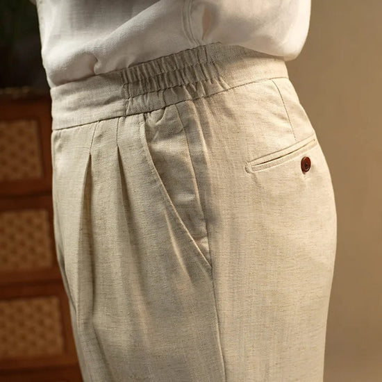 Leo linen beige pants