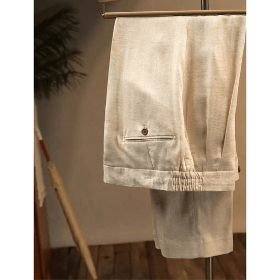 Leo linen beige pants