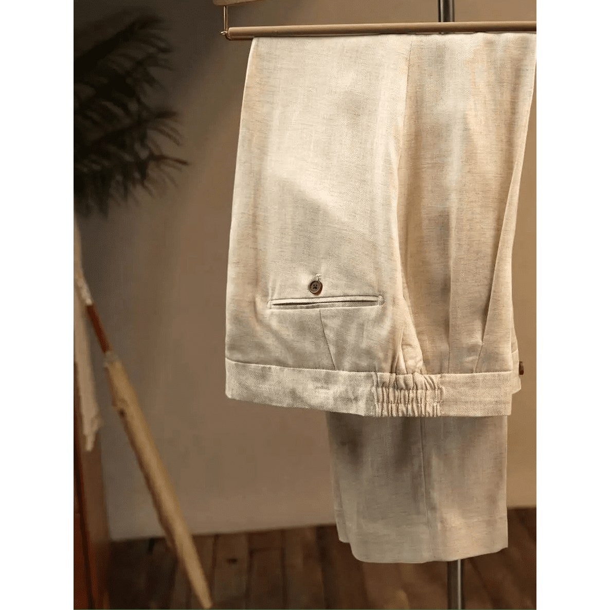 Leo linen beige pants