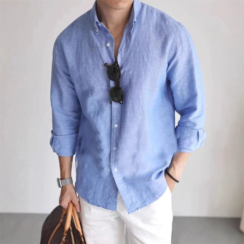 Leo linen-cotton spring shirt