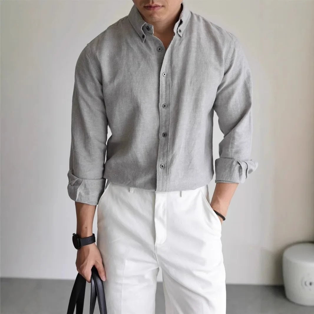Leo linen-cotton spring shirt