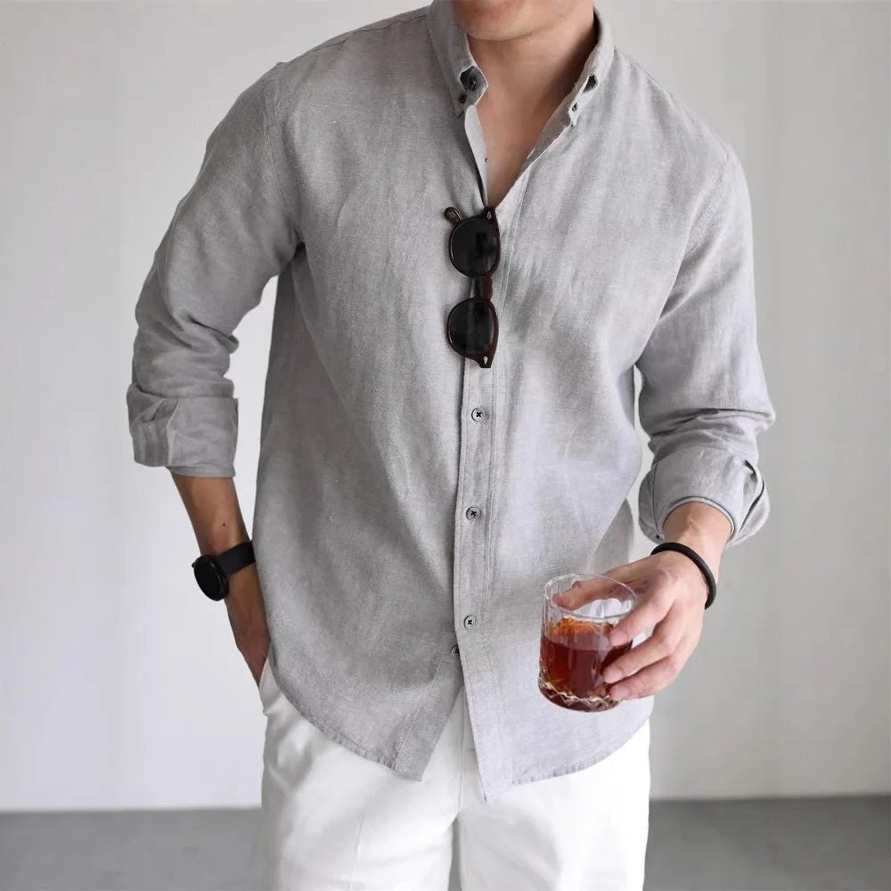 Leo linen-cotton spring shirt