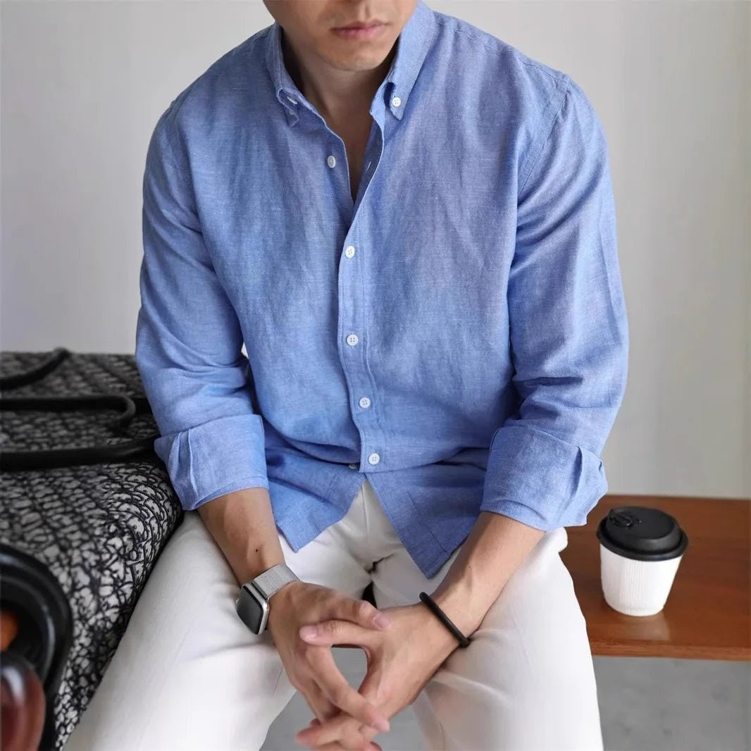 Leo linen-cotton spring shirt