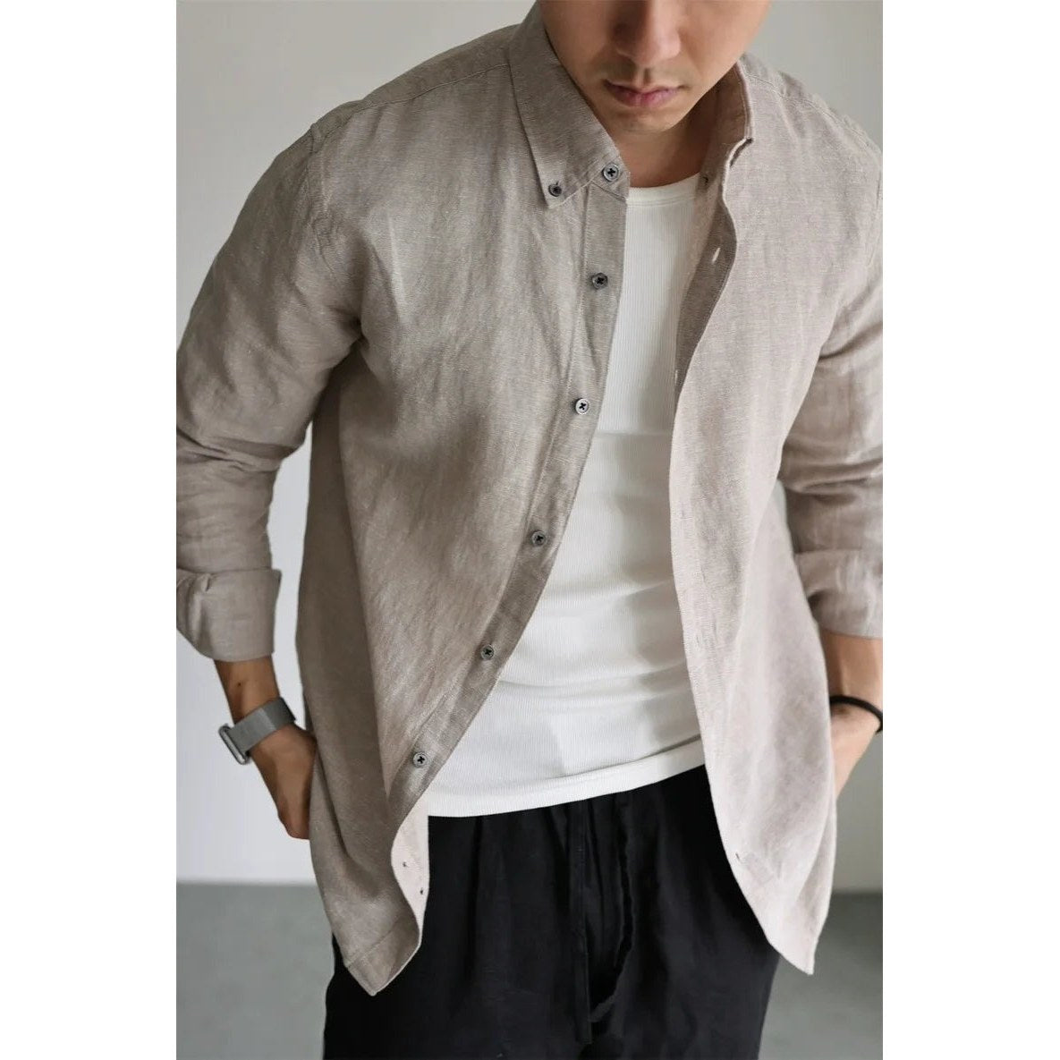 Leo linen-cotton spring shirt