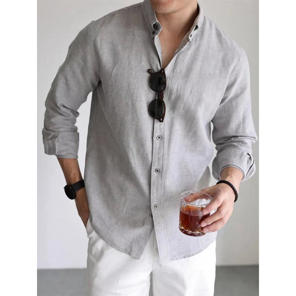 Leo linen-cotton spring shirt