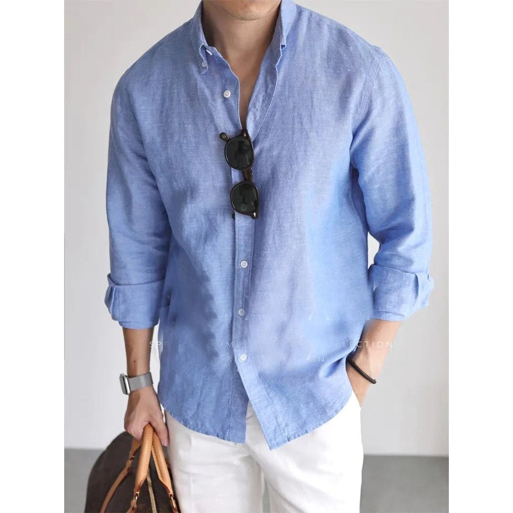 Leo linen-cotton spring shirt