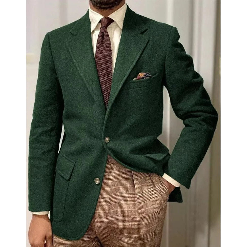 Leo slim fit elegant suit blazer