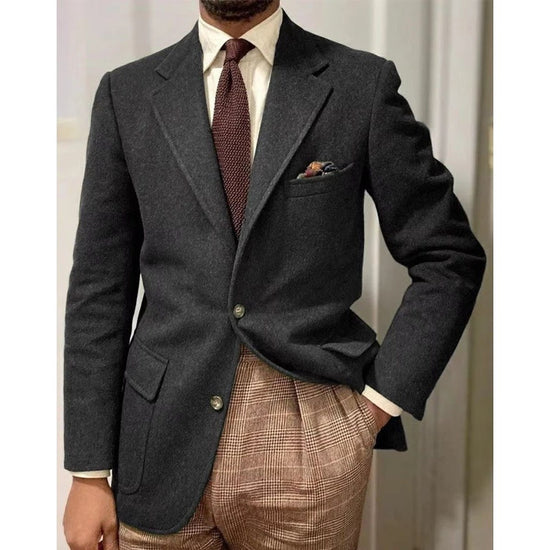 Leo slim fit elegant suit blazer