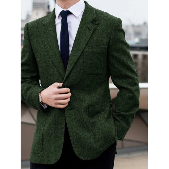 Leo slim fit elegant suit blazer