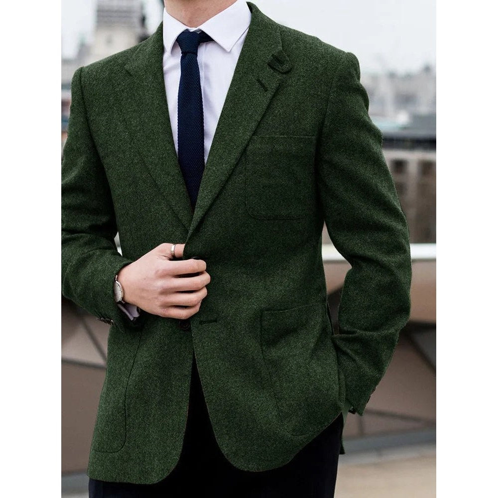 Leo slim fit elegant suit blazer