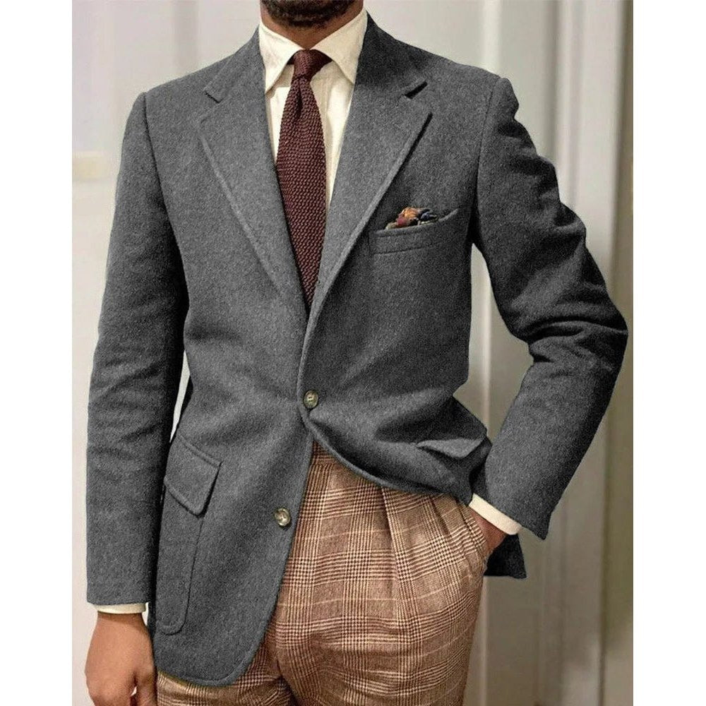 Leo slim fit elegant suit blazer