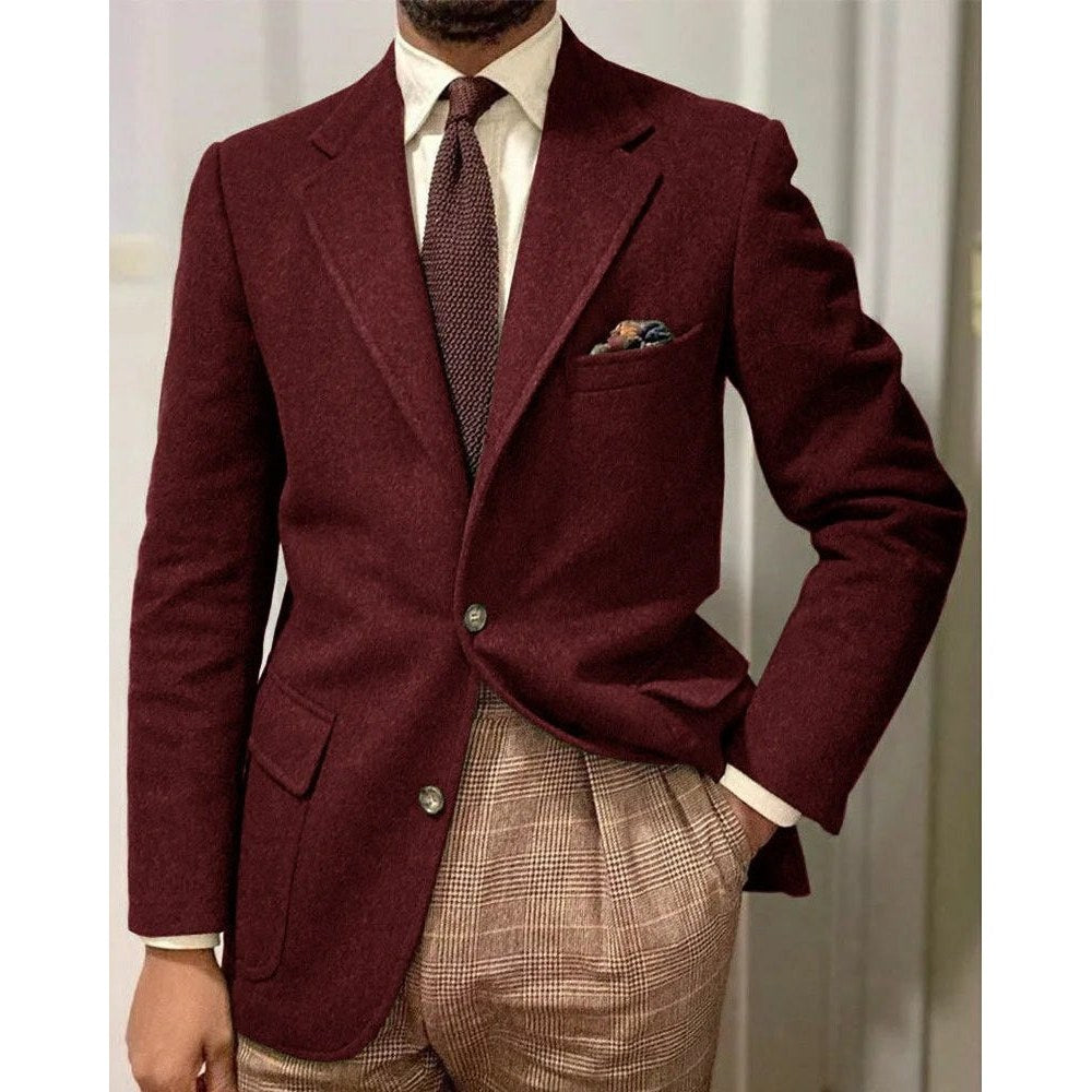Leo slim fit elegant suit blazer