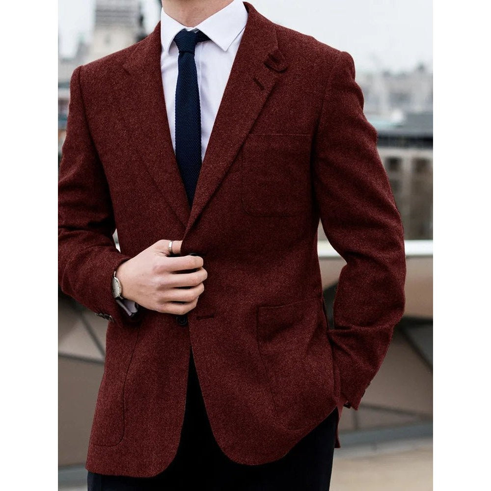 Leo slim fit elegant suit blazer