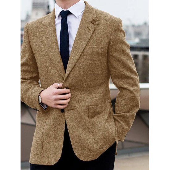 Leo slim fit elegant suit blazer