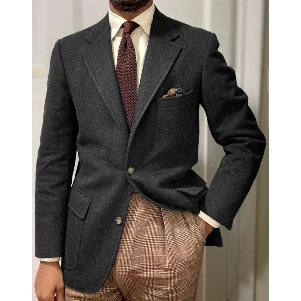 Leo slim fit elegant suit blazer