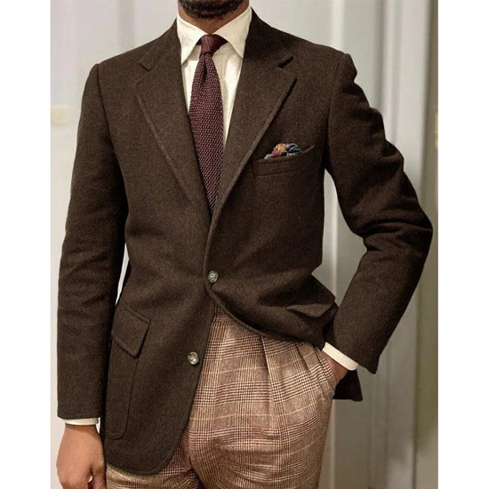 Leo slim fit elegant suit blazer