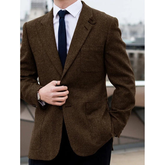 Leo slim fit elegant suit blazer