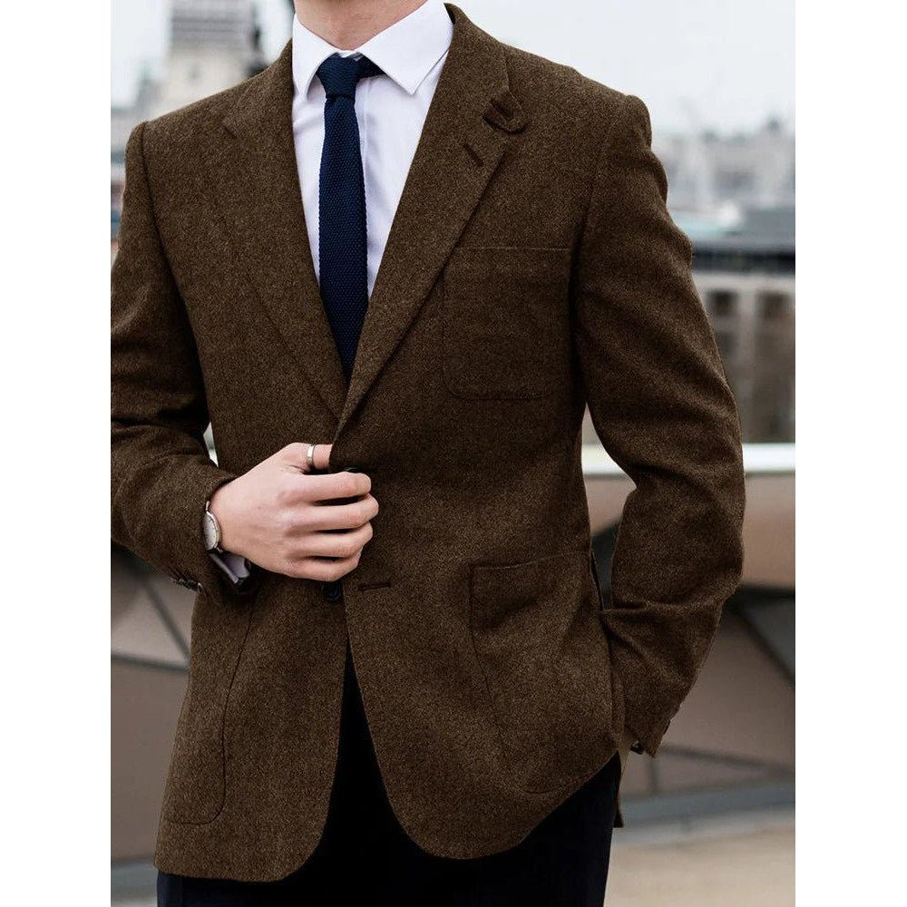 Leo slim fit elegant suit blazer