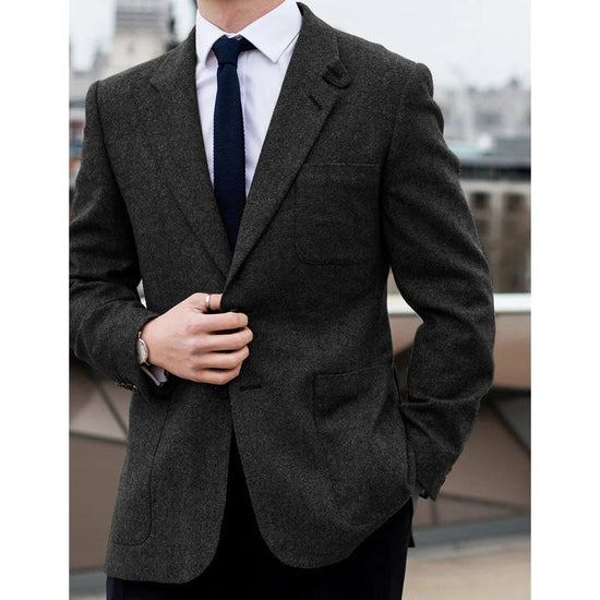 Leo slim fit elegant suit blazer