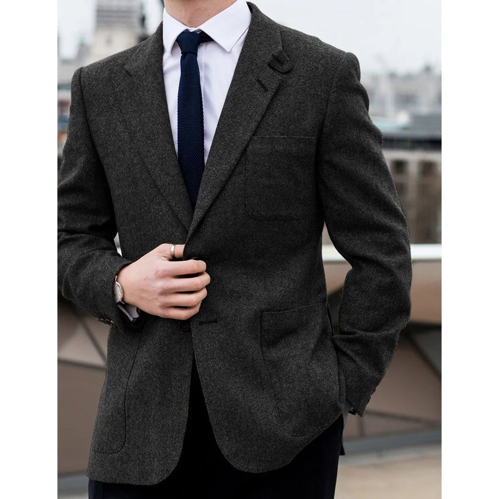 Leo slim fit elegant suit blazer