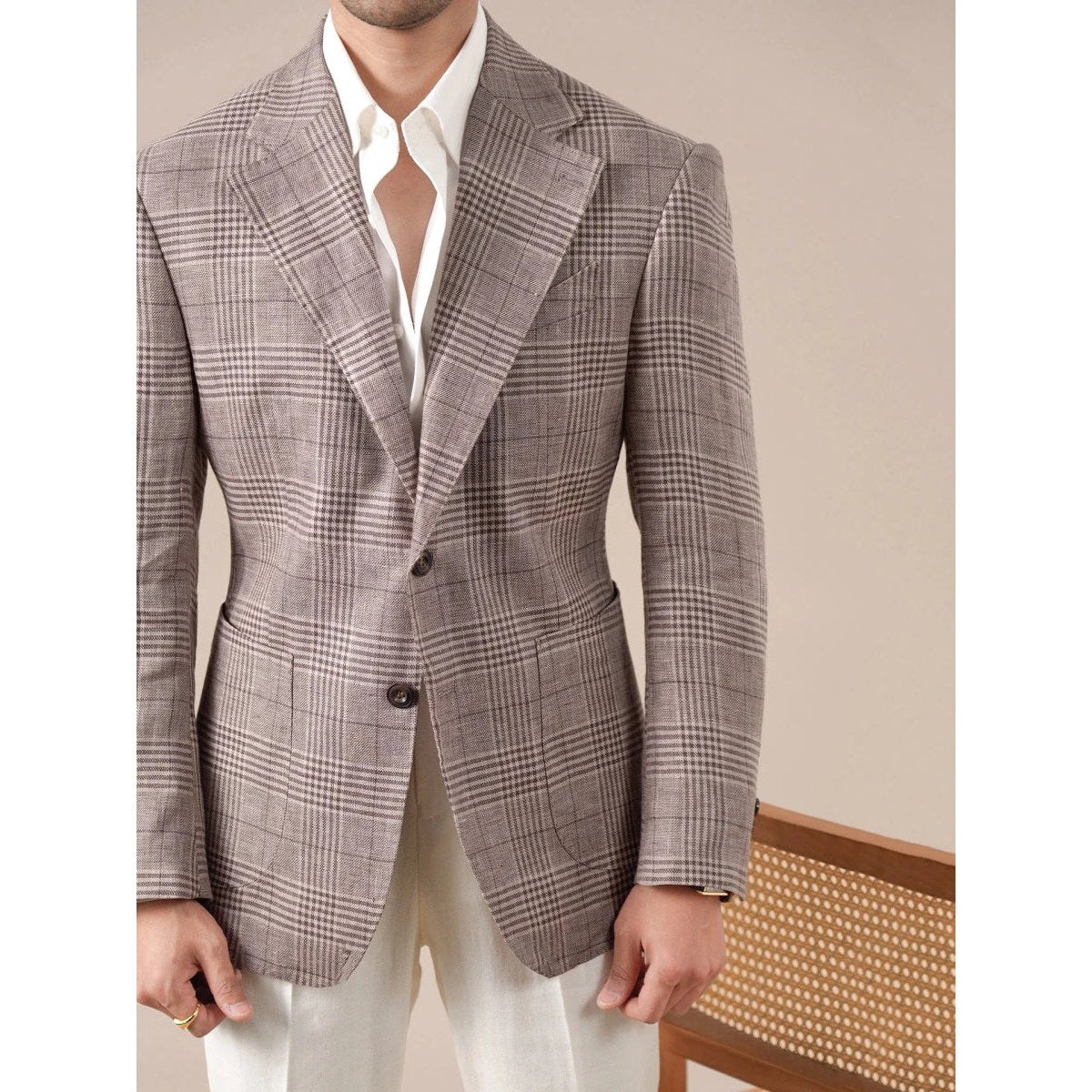 Leo spring italian-style prince suit